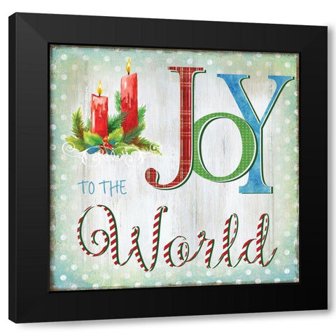 Candle Joy Black Modern Wood Framed Art Print with Double Matting by Nan