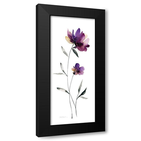 Perfect Purple II Black Modern Wood Framed Art Print with Double Matting by Robinson, Carol