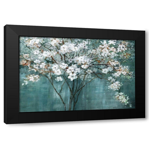 Natures Promise Black Modern Wood Framed Art Print with Double Matting by Nan