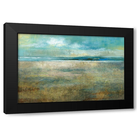 Delightful Day Black Modern Wood Framed Art Print with Double Matting by Nan