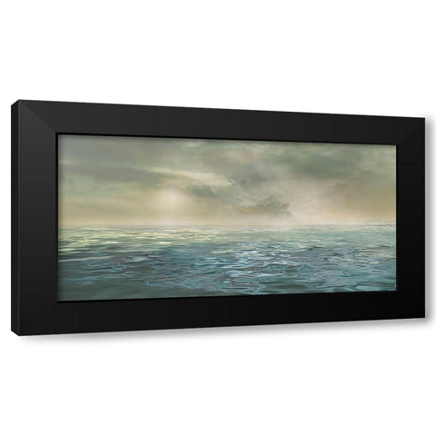 Foggy Morning Black Modern Wood Framed Art Print by Calascibetta, Mike