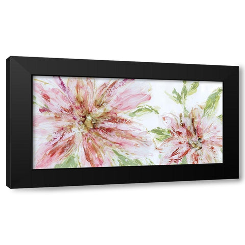 Floral Panache Black Modern Wood Framed Art Print with Double Matting by Robinson, Carol