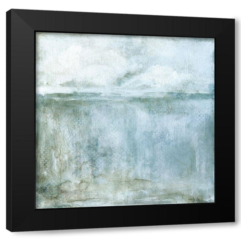 Island Rains Black Modern Wood Framed Art Print by Robinson, Carol
