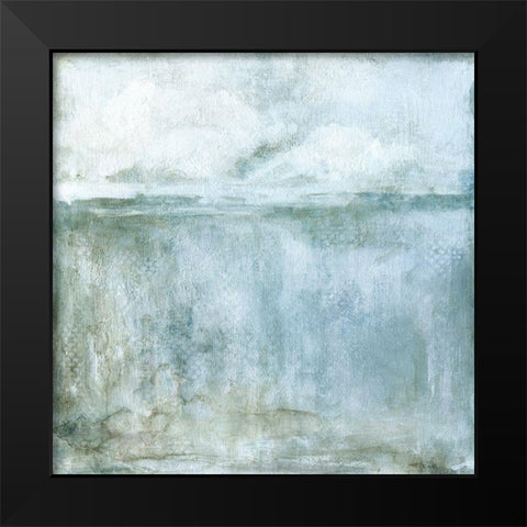 Island Rains Black Modern Wood Framed Art Print by Robinson, Carol