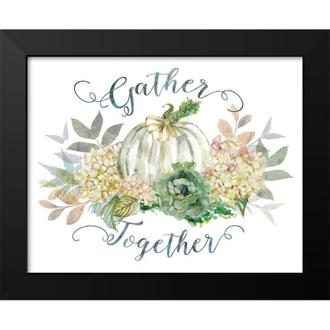 End of Summer Black Modern Wood Framed Art Print by Robinson, Carol