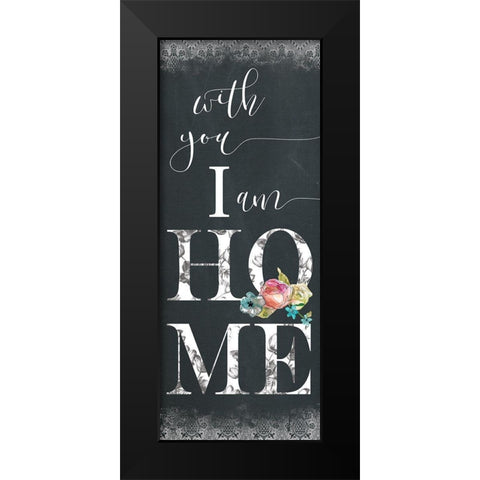 Chalky Home Black Modern Wood Framed Art Print by Robinson, Carol