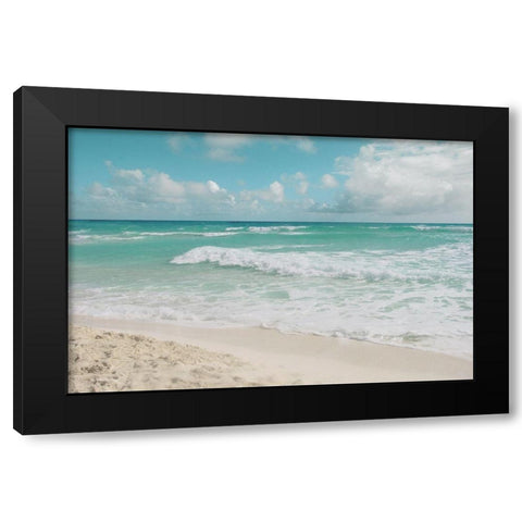 Fresh Waters Black Modern Wood Framed Art Print with Double Matting by Nan