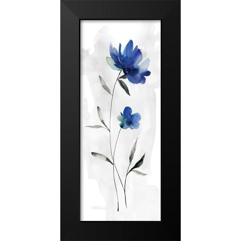 Beautiful Blue I Black Modern Wood Framed Art Print by Robinson, Carol