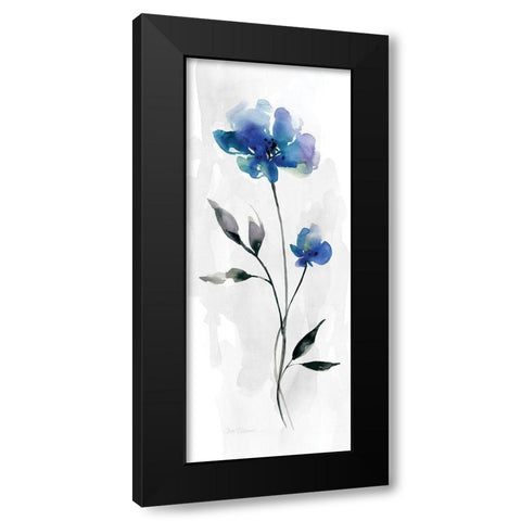 Beautiful Blue III Black Modern Wood Framed Art Print by Robinson, Carol