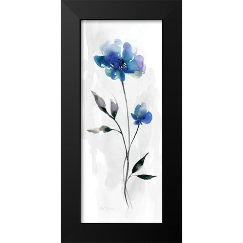 Beautiful Blue III Black Modern Wood Framed Art Print by Robinson, Carol