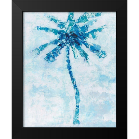 Cool Palm I Black Modern Wood Framed Art Print by Swatland, Sally