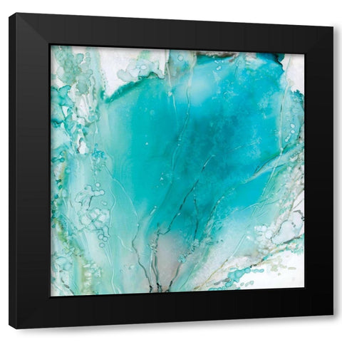 Sea Fan I Black Modern Wood Framed Art Print with Double Matting by Robinson, Carol