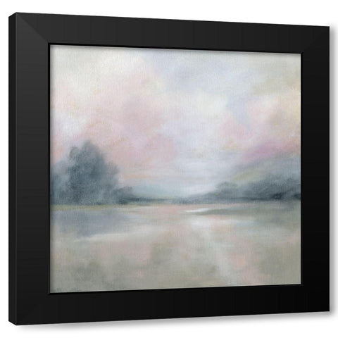 By Morning Light Black Modern Wood Framed Art Print with Double Matting by Robinson, Carol