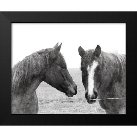 Wild Pastures Black Modern Wood Framed Art Print by Robinson, Carol