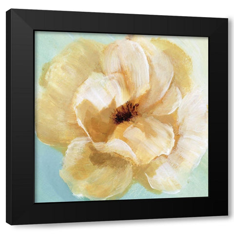 Soft Sunday II Black Modern Wood Framed Art Print by Nan