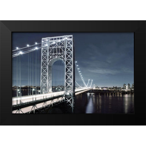 NYC at Dusk Black Modern Wood Framed Art Print by Carpentieri, Natalie