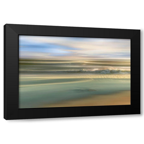 Topaz Light Black Modern Wood Framed Art Print by Calascibetta, Mike