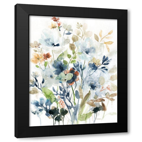 Holland Spring Mix Black Modern Wood Framed Art Print by Robinson, Carol