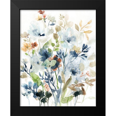 Holland Spring Mix Black Modern Wood Framed Art Print by Robinson, Carol