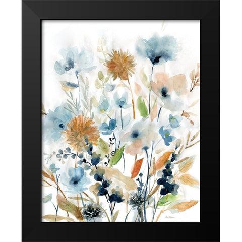 Holland Spring Mix Black Modern Wood Framed Art Print by Robinson, Carol