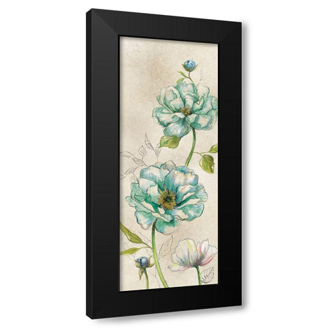 Sketches in Blue Black Modern Wood Framed Art Print by Robinson, Carol