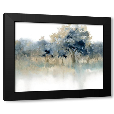 Waters Edge II Black Modern Wood Framed Art Print by Robinson, Carol