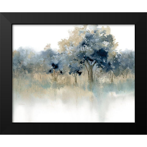 Waters Edge II Black Modern Wood Framed Art Print by Robinson, Carol