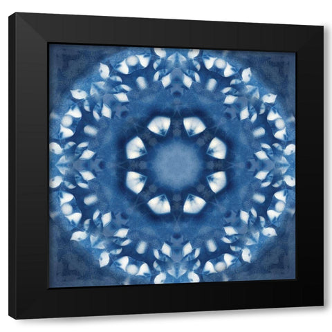 Navy Nature III Black Modern Wood Framed Art Print with Double Matting by Nan