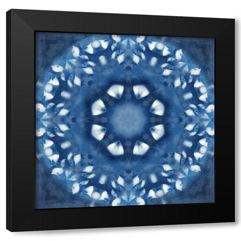 Navy Nature III Black Modern Wood Framed Art Print by Nan