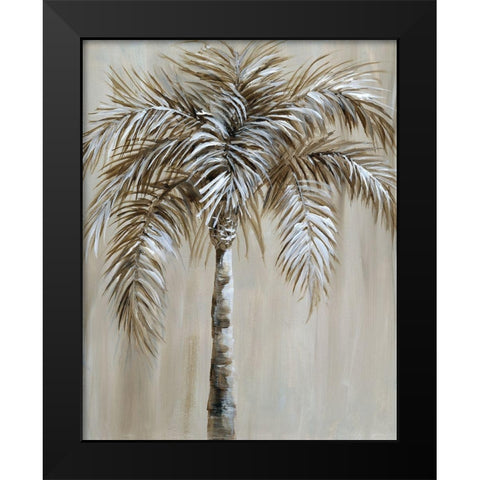 Palm Magic I Black Modern Wood Framed Art Print by Nan