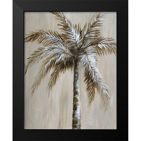 Palm Magic II Black Modern Wood Framed Art Print by Nan