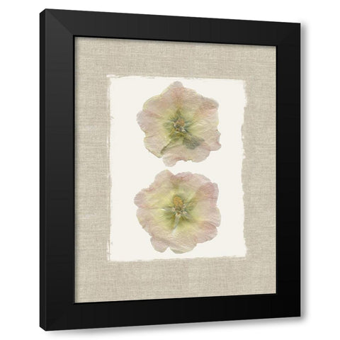 Pressed Duo Black Modern Wood Framed Art Print by Robinson, Carol