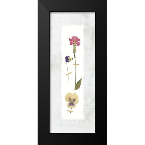 Pressed Panel II Black Modern Wood Framed Art Print by Robinson, Carol