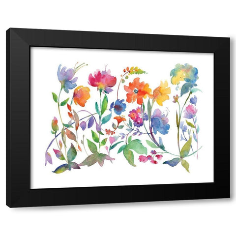 Sweet Emotions II Black Modern Wood Framed Art Print with Double Matting by Troise Heidel, Theresa