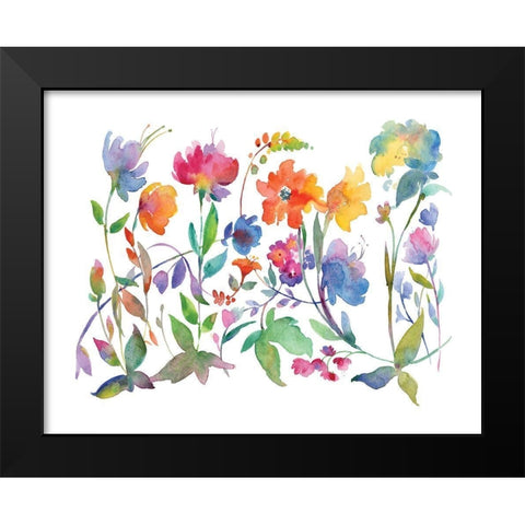 Sweet Emotions II Black Modern Wood Framed Art Print by Troise Heidel, Theresa