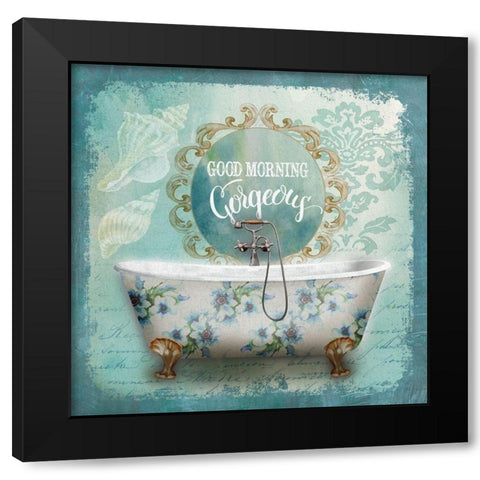 Mirror Bath I Black Modern Wood Framed Art Print by Knutsen, Conrad
