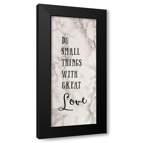 Great Love Black Modern Wood Framed Art Print by Murray, Amanda