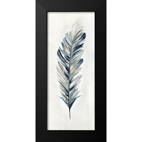 Soft Feathers I Black Modern Wood Framed Art Print by Nan