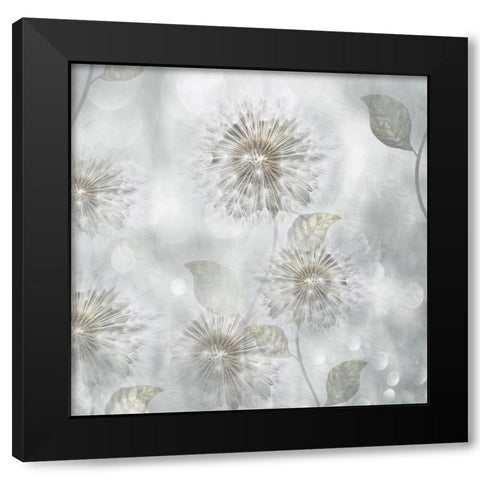 Blowing Wishes II Black Modern Wood Framed Art Print by Weisz, Irene