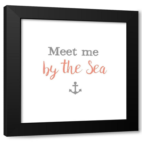 By the Sea Black Modern Wood Framed Art Print with Double Matting by Murray, Amanda