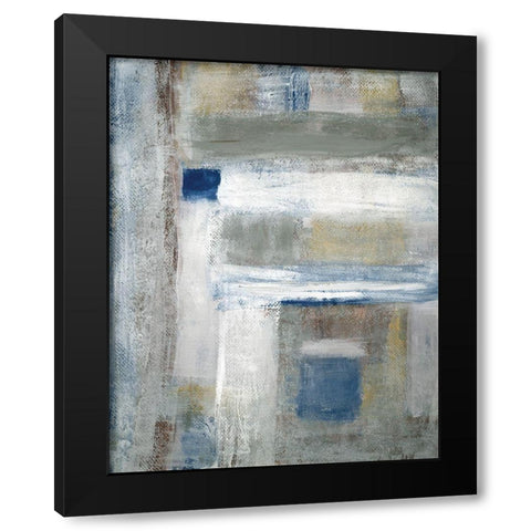 Tribeca I Black Modern Wood Framed Art Print with Double Matting by Pattinian, Merri