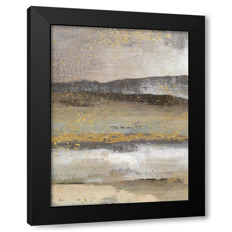 Rolling Hills Detail I Black Modern Wood Framed Art Print with Double Matting by Nan