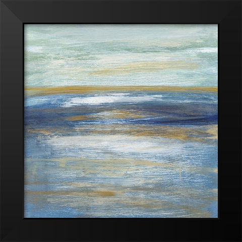 Tuscan Shore I Black Modern Wood Framed Art Print by Jill, Susan