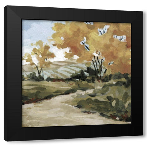 Pasture Pathway Black Modern Wood Framed Art Print by Robinson, Carol