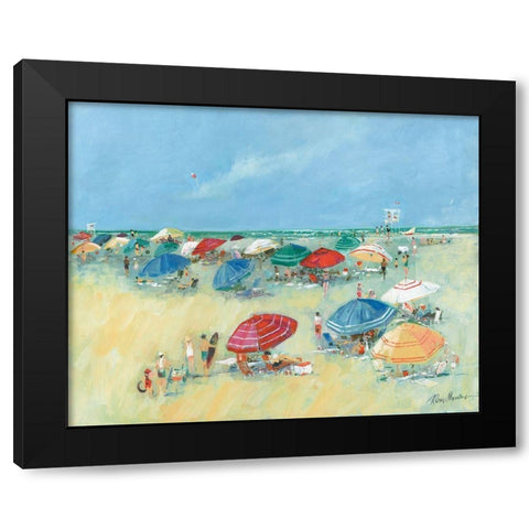 The Shore I Black Modern Wood Framed Art Print with Double Matting by Manning, Ruane