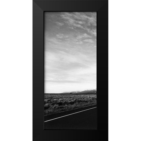 Grand Teton Empty I Black Modern Wood Framed Art Print by Haney, Chuck