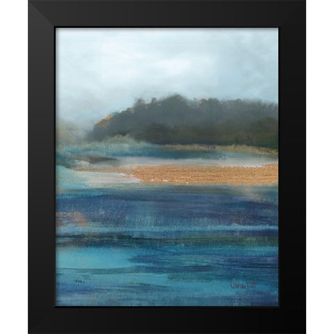 Cold Spring - Detail Black Modern Wood Framed Art Print by Jill, Susan