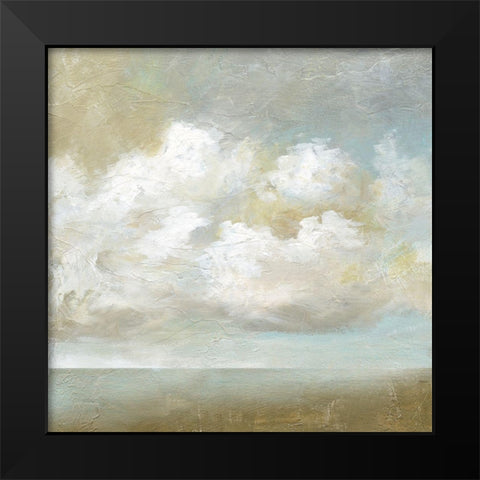 Cloudscape V Black Modern Wood Framed Art Print by Nan