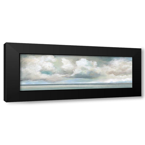 Cloudscape Vista I Black Modern Wood Framed Art Print with Double Matting by Nan