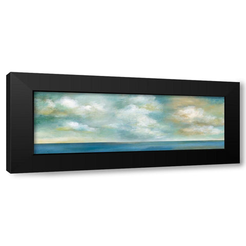 Cloudscape Vista II Black Modern Wood Framed Art Print with Double Matting by Nan